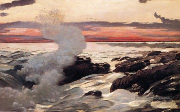  pittore - Cou de West Point Prouts réalisme marine peintre Winslow Homer